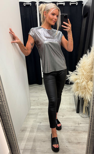 Talia tee 1 - silver metallic