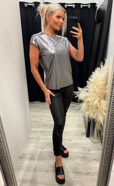 Talia tee 1 - silver metallic