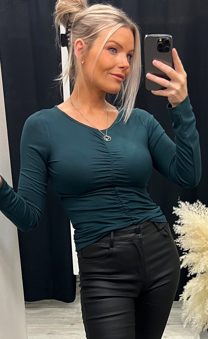 Larisa blouse 1 - ponderosa pine