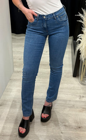 TESSA Rover jeans 4 - medium blue denim