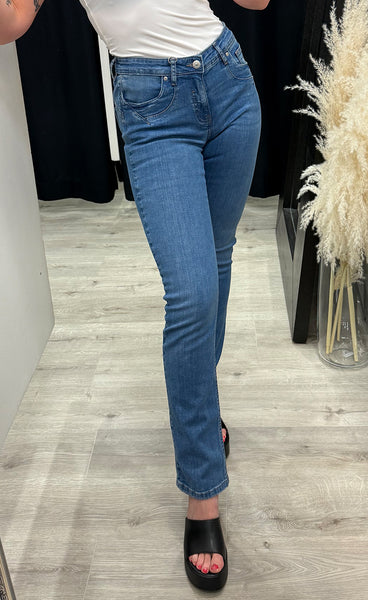 TESSA Rover jeans 4 - medium blue denim