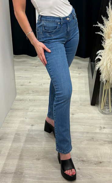 TESSA Rover jeans 4 - medium blue denim