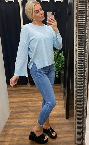 Dalinda pullover - skyride melange