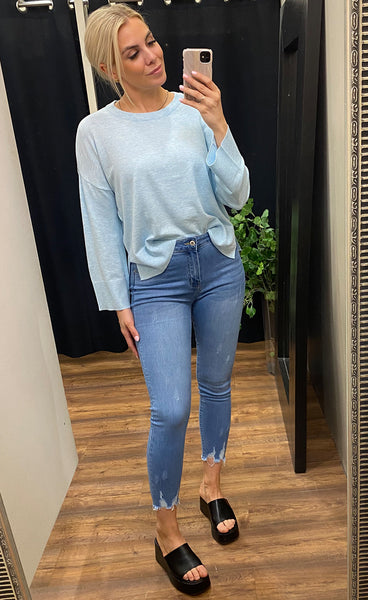 Dalinda pullover - skyride melange