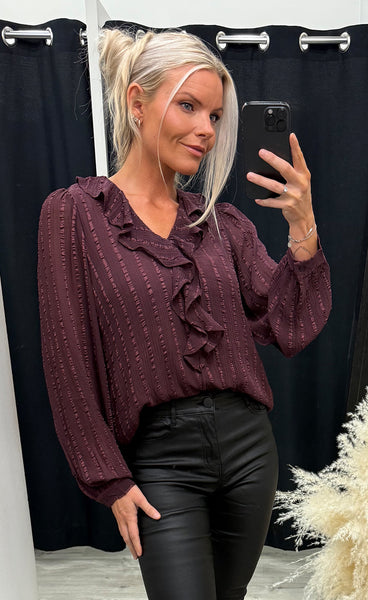 Hevina blouse - fudge