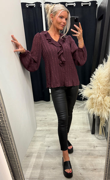 Hevina blouse - fudge