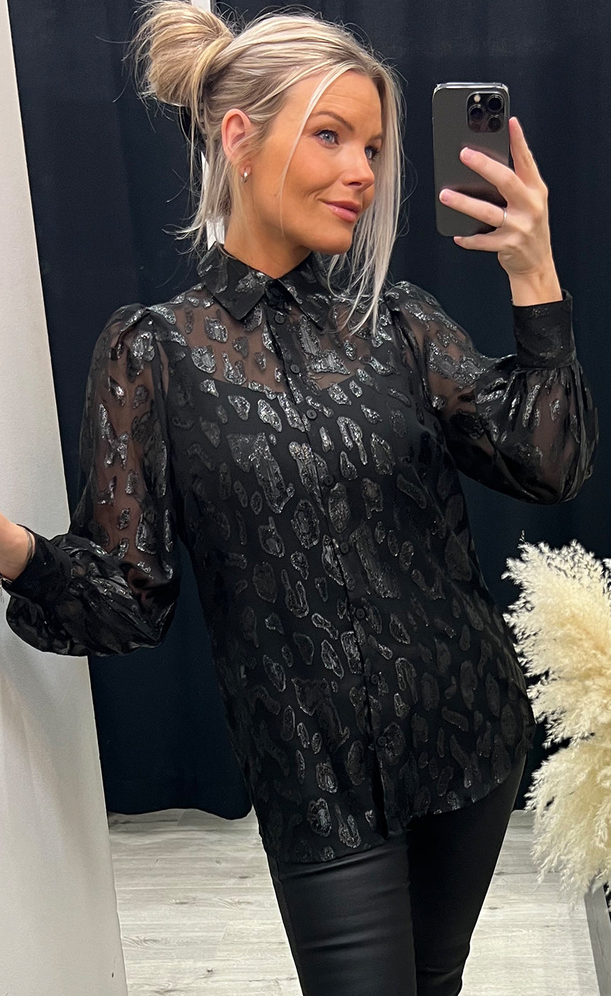 Sparkly shirt 1 - black