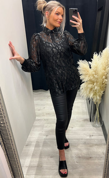 Sparkly shirt 1 - black