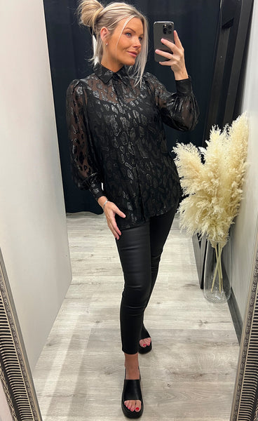 Sparkly shirt 1 - black