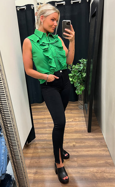 Cora blouse - green