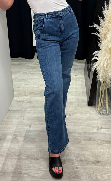 Selma flared jeans 4 - medium blue