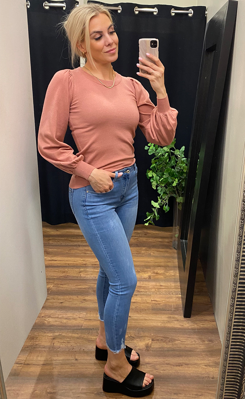 Tamana pullover - ash rose