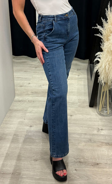 Selma flared jeans 4 - medium blue