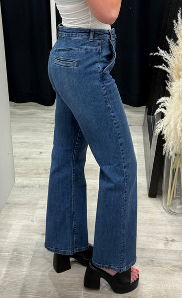 Selma flared jeans 4 - medium blue