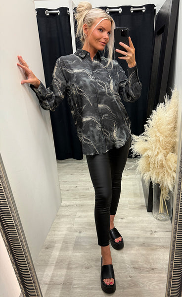 Hatti shirt 1 - gray watercolour