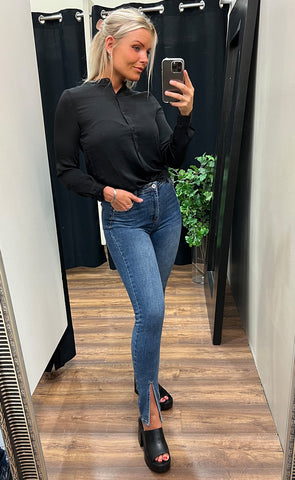 Teygju gallabuxur SLIT - 117