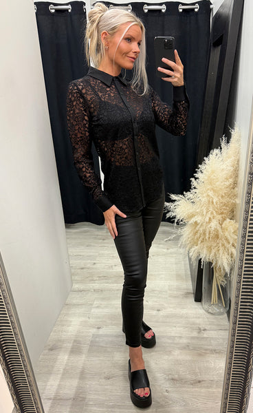 Jasmine shirt - black beauty
