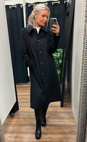 Caprice coat - black