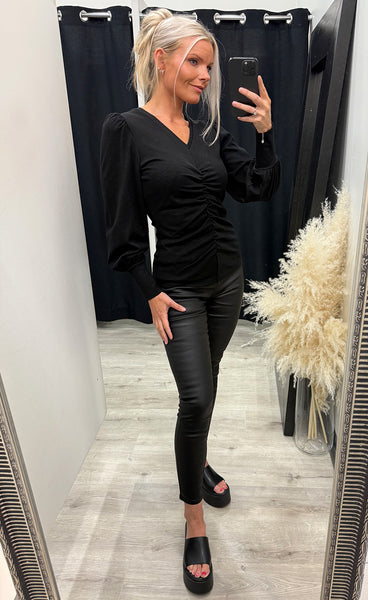 Oaklyn blouse - black beauty