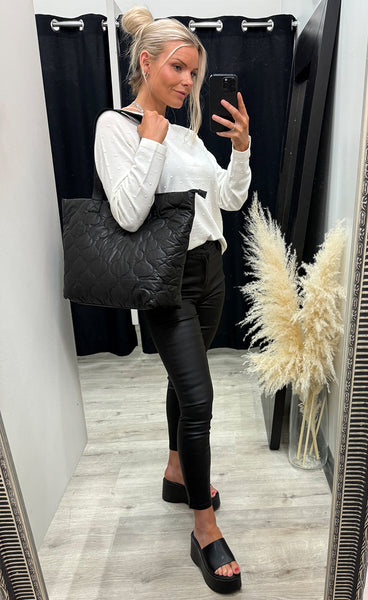 FRANSA Siam bag 2 - black