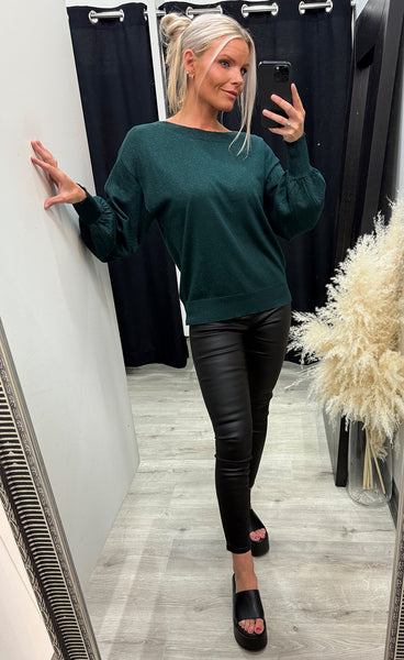 Mopaz lurex pullover - ponderosa pine