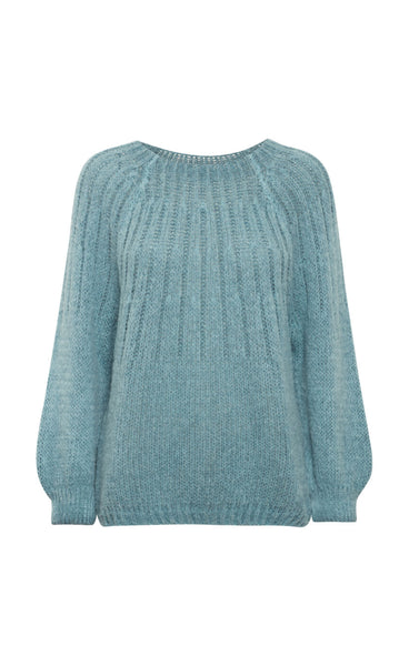 Carlie knit - jeans blue