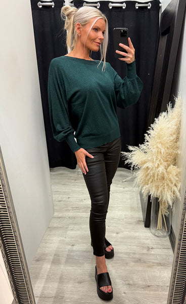 Mopaz lurex pullover - ponderosa pine