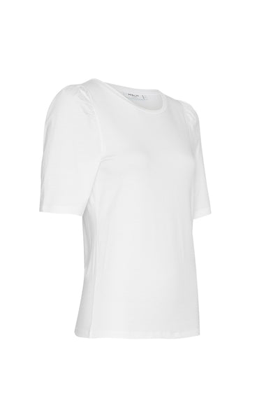 Audie puff tee - bright white