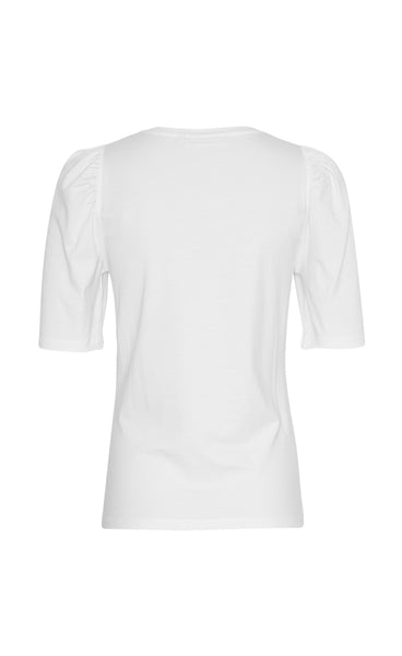 Audie puff tee - bright white