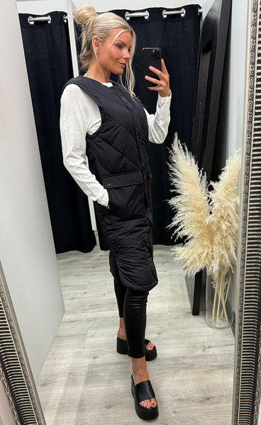 PULZ Katalin waistcoat - black