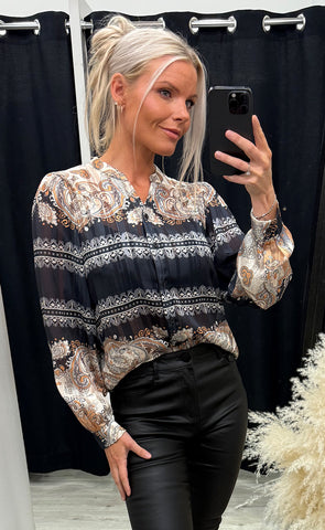 Vanya shirt - black beauty