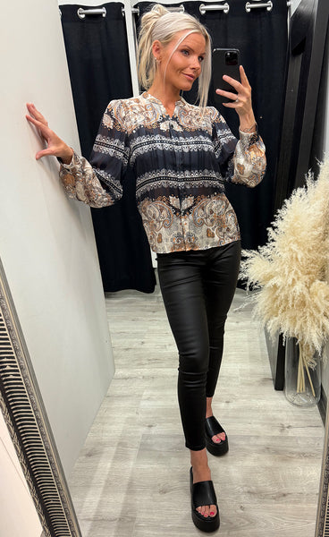 Vanya shirt - black beauty