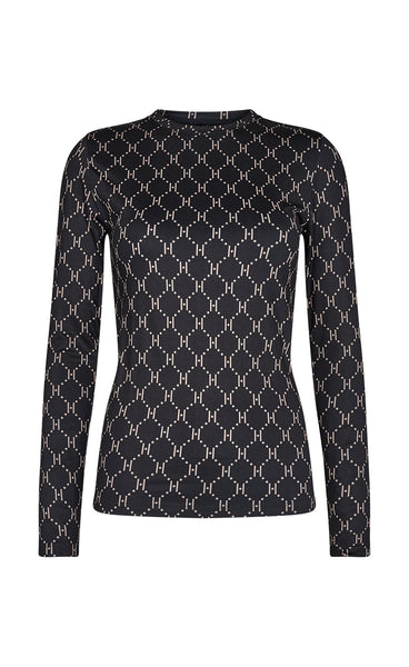 HYPE logo top - black