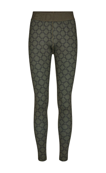 HYPE logo leggings - green