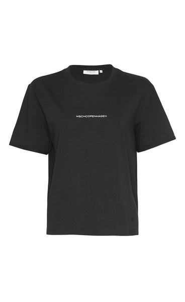 Terina organic logo tee - black/white