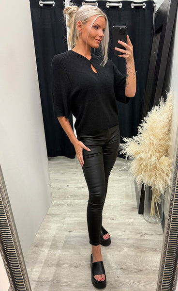 Cody lurex knit - black