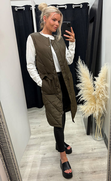 PULZ Katalin waistcoat - wren