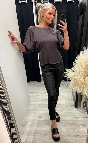 Zilna blouse - shale