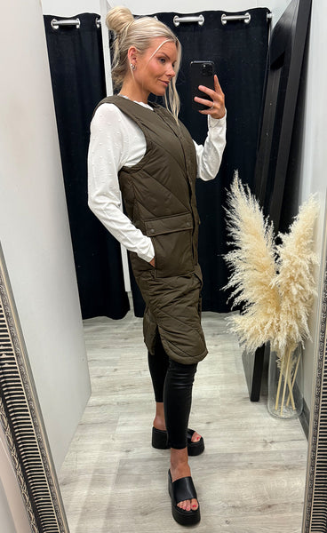 PULZ Katalin waistcoat - wren