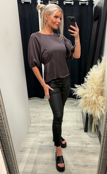 Zilna blouse - shale