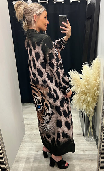 Freda shirt dress - leo