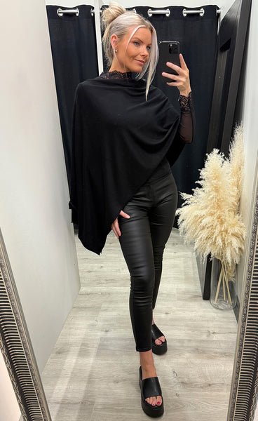 Claudisse cape - black