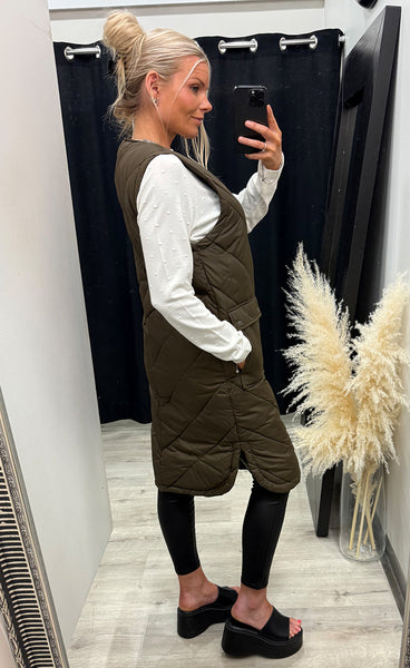 PULZ Katalin waistcoat - wren