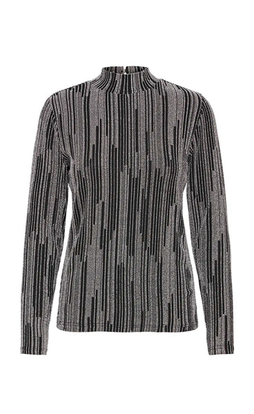 Thea blouse - silver glitter