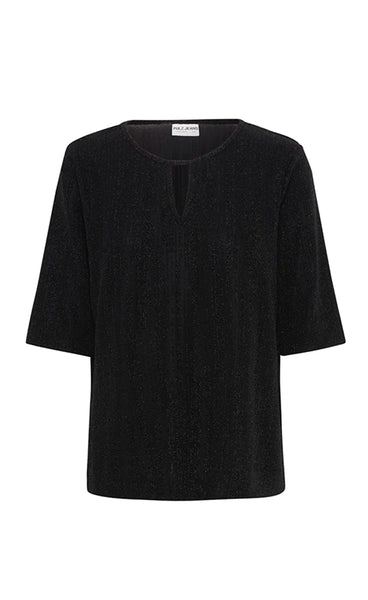 Thea blouse - black glitter