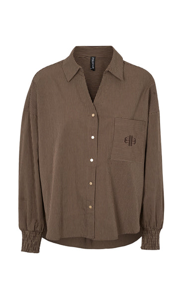 PREPAIR Candra blouse - brown sand