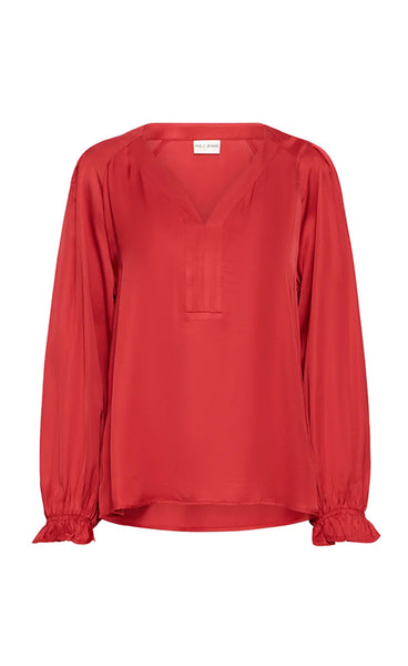 Cassy blouse - chili pepper