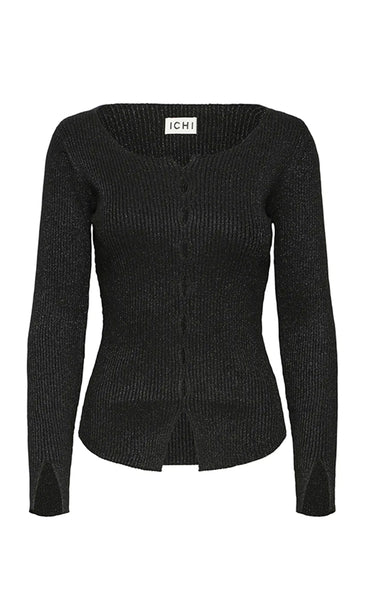 Dreas longsleeve - black glitter