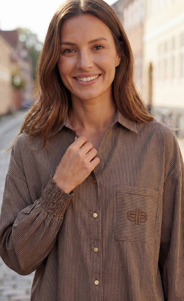 PREPAIR Candra blouse - brown sand