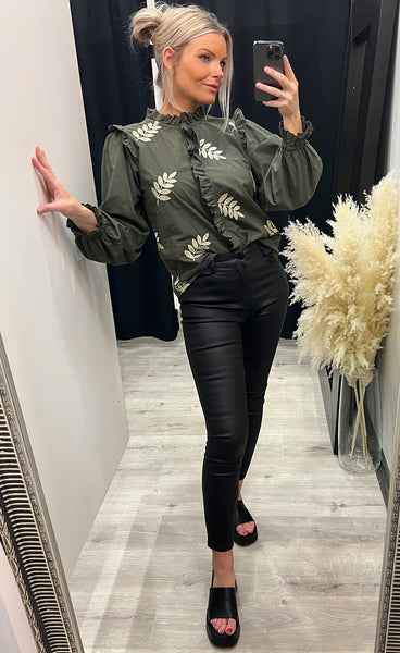 Goldie shirt - forest night